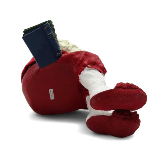 TRADITIONS Santa Claus Shelf Figurine with Globe and Magnifying Glass Vintage 10 - Picture 10 of 12